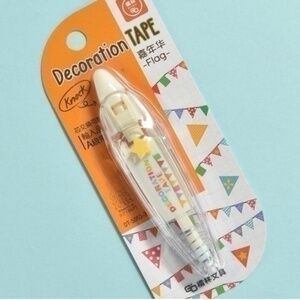 1pc Letter Graphic & Pull Flag Pattern Press Type Correction Tape